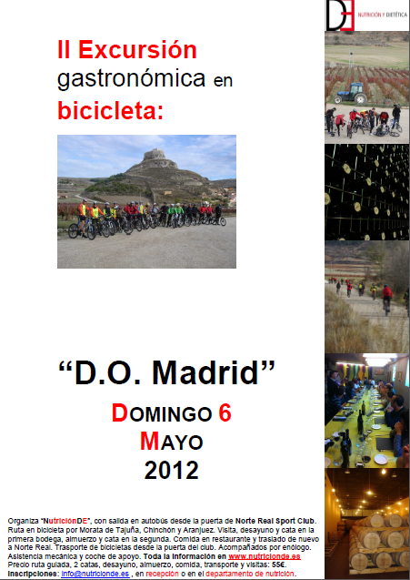 Excursión gastronómica en bicicleta por la “D.O. Madrid”